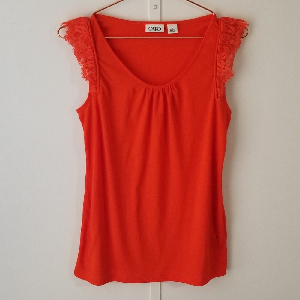 Cato Lace Edge Blouse